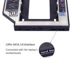 HDD Caddy SLIM 9.5 mm | DVD to HDD |SATA to SATA - Image 2