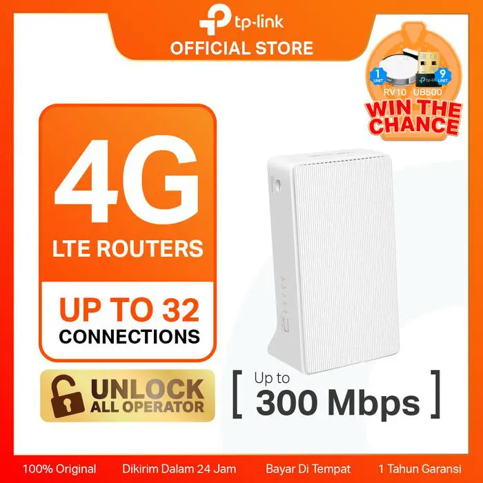 TP-Link | Mercusys MB110-4G | 4G LTE Router | 300 Mbps Wireless N Modem | Sim Card | All Operator | Unlock - Image 2