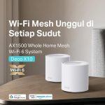 TP-Link Deco X10 (1/2/3 Pack) AX1500 Dual Band Gigabit MU-MIMO Whole Home Mesh Wi-Fi 6 System Wireless Router Support IPv6, IPTV, WPA3, OFDMA, Parental Controls, QoS, 1024-QAM Works with a - Image 2