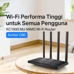TP-Link Archer C80 | AC1900 WiFi 5 Router | Dual Band | Gigabit | Easy Mesh | WPA3 | Smart Connect - Image 2