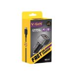 Car Charger V-GeN VCC2-23 Dual Fast Charging QC 3.0 PD 30W Carger Mobil USB Type C - Image 2