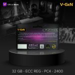 DDR4 32GB PC-19200/2400Mhz ECC Registered V-GeN Memory Server - Image 3