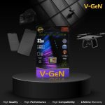MICRO SD 32GB TURBO Class 10 Non Adapter V-GEN MicroSD 32 GB VGEN Memory Card HP Smartphone CCTV Drone Komputer Otg Storage