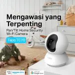 TP-Link Tapo TC70 | 1080P Kamera CCTV | PTZ IP WiFi Camera | HD | Indoor | Security Video | AI Detection | Wireless Smart - Image 2