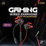 V-GeN Gaming Earphone Ultra Bass With Microphone VEP1-37 3.5mm Jack