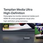 TP-Link UH6120C USB Hub Type C 6 in 1 USB3.0 to 5Gbps Ethernet LAN Internet Plug&Play UHD HDMI Fast Charging Card Computer - Image 2