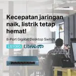 TP-Link LS108G | 8-Port Gigabit Switch | 10/100/1000Mbps | Desktop Switch | Unmanaged | Plug & Play - Image 2
