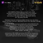 V-GeN SSD Portable 128GB Storage External USB 3.2 Type C Penyimpanan - Image 4