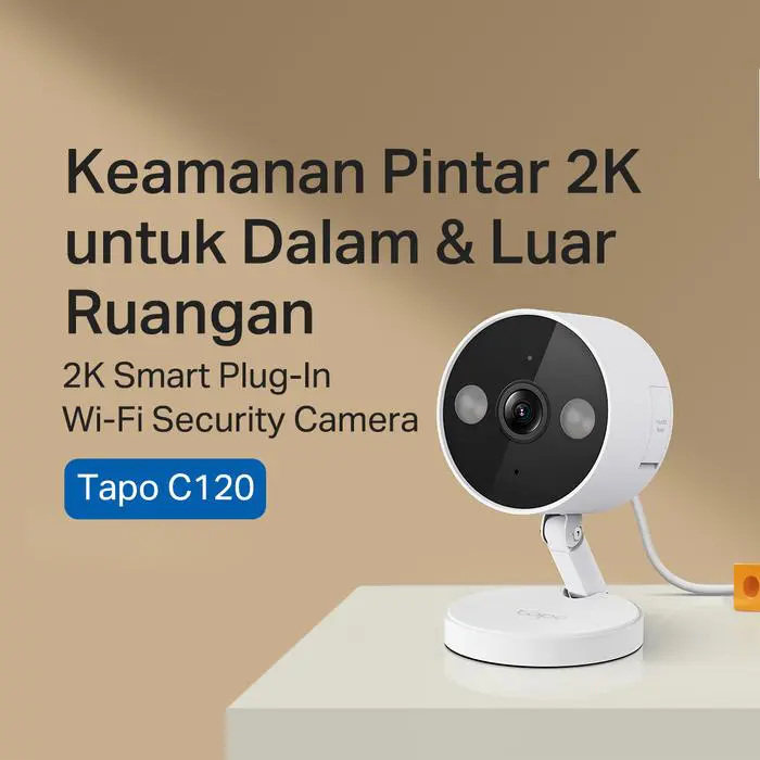 Tapo C120 Indoor Outdoor CCTV IP Camera SD Card Night Vision 2K QHD WiFi Security Kamera - Image 3