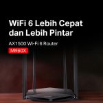 Mercusys MR60X AX1500 Dual-Band Wi-Fi 6 Router Smart Connect OFDMA MUMIMO Beamforming WPA3 Security TP-Link TPLINK TP LINK Device - Image 2