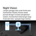 TP-Link | Tapo C110 | 2K WiFi Camera | IP CCTV | Indoor |  Night Vision | AI Detection | Two Way Audio Kamera Wireless - Image 5