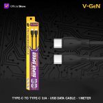 V-GEN Kabel 3.1A TYPE-C TO TYPE-C FAST CHARGING DATA CABLE VGC-07 - Image 2