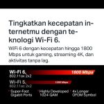 Mercusys MR70X | AX1800 WiFi 6 Router | Dual Band | Gigabit | WPA3 | VPN | Access Point | TP-Link - Image 5