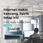 TP-Link LS105G | 5 Port Gigabit Ethernet Switch | RJ45 10/100/1000Mbps | Desktop Switch | Unmanaged - Image 2