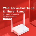 Mercusys MW302R | 300Mbps Multi-Mode WiFi Router | Extender | Access Point | IPTV | WISP - Image 2