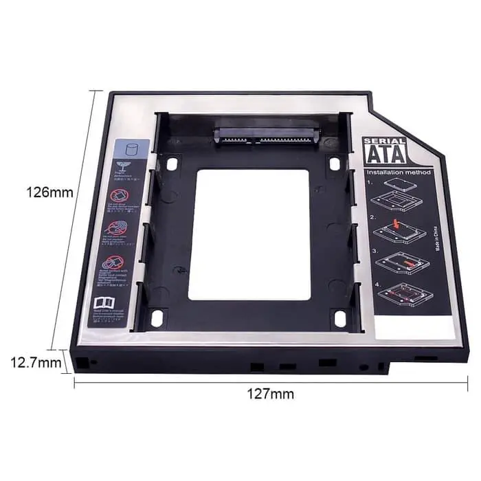 HDD Caddy 12.7MM Tebal Ketebalan 12.7mm - Image 2