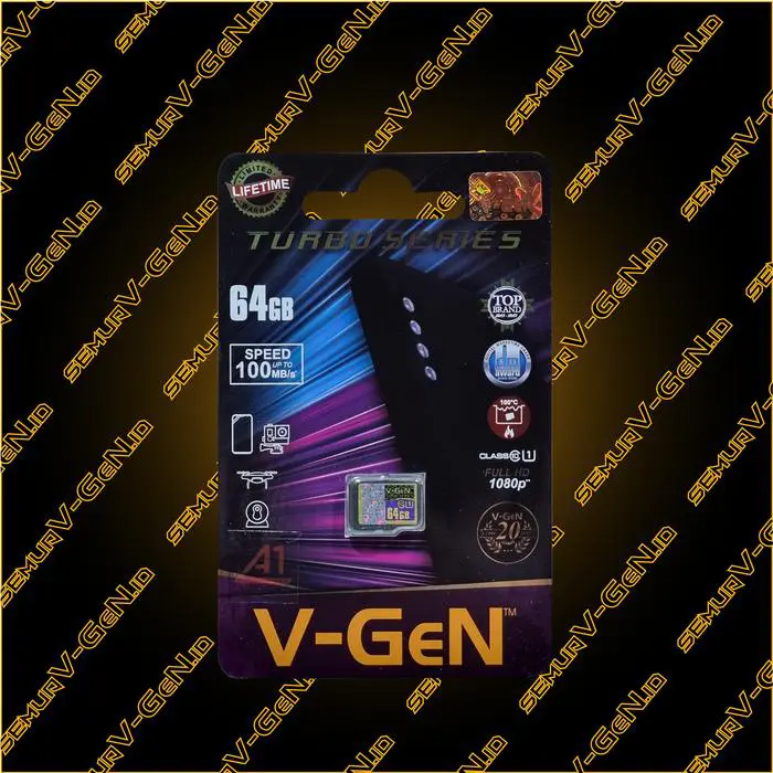 Micro SD 16gb 32gb 64gb 128gb 256gb Class 10 Turbo V-GEN Memory VGEN - Image 4