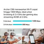 TP-Link Archer C86 | AC1900 WiFi 5 Router | Dual Band 2.4Ghz 5 Ghz | Gigabit | Mesh | Guest WiFi - Image 4