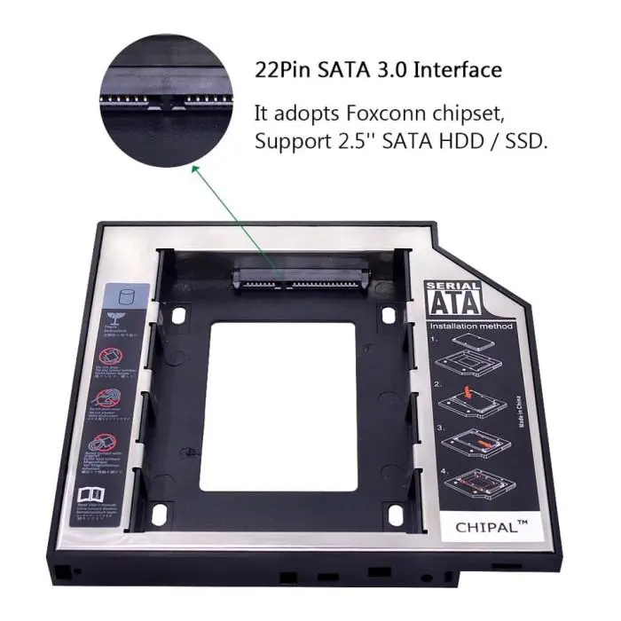 HDD CADDY 9.5MM TIPIS SEMUA V-GeN Disk - Image 3