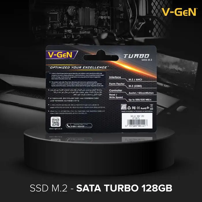 SSD TURBO M.2 SATA 128GB V-GEN Storage - Image 3