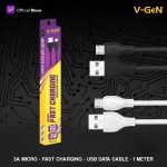 V-GeN Kabel Data Micro 2 Meter Fast Charging 3.0 VGC-02 QC3.0 VGEN - Image 2