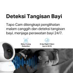 TP-Link Tapo C200 | 1080P Kamera CCTV | PTZ IP WiFi Camera | 2MP HD | Indoor | Video | Pan/Tilt 360? - Image 5