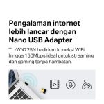 TP-Link TL-WN725N | USB WiFi Adapter | WiFi Receiver | 150Mbps Wireless N | Mini Dongle | Laptop PC MAC - Image 3
