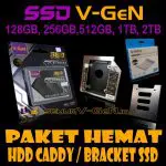 V-GeN SSD 128GB 256GB 512GB 1TB 2TB VGEN + HDD Caddy 12.7 mm / 9.5 mm
