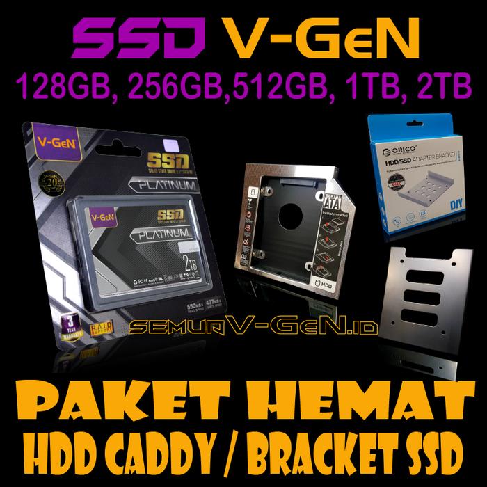 50d7c4e3-8d5a-48e6-bf9c-7d2ff2c5788e.jpg V-GeN SSD 128GB 256GB 512GB 1TB 2TB VGEN + HDD Caddy 12.7 mm / 9.5 mm - Image 1