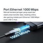 TP-Link UH9120C USB Hub Type C 9 in 1 USB3.0 to 5Gbps Ethernet LAN Internet SD Card Plug&Play 4K HDMI Computer Kabel - Image 4