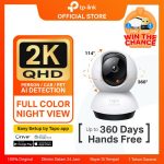 TP-Link Tapo C220 4MP/2K Pan/Tilt AI CCTV WIFI & Wireless IP Camera with Smart AI Detection & Notifications Kamera