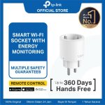 TP-Link | Tapo P115 | Mini Smart Wi-Fi Socket | Remote Control | Energy Monitoring | 16 A 3680 W