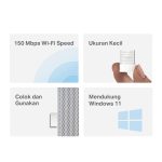 TP-link MW150US N150 Wireless Nano USB Adapter 150Mbps Wireless Nano USB Adapter MW150 US N150 Wireless Nano USB Adapter - Image 3