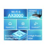 TP-Link Archer AX53 | AX3000 WiFi 6 Router | Dual Band | Gigabit | Easy Mesh | Wireless | QoS - Image 4