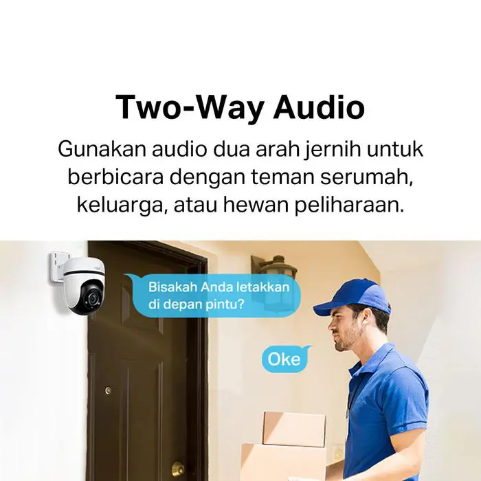 TP-Link Tapo TC40 | Security Camera Outdoor | Pan/Tilt | 1080P HD | 360? | IP65 |Tahan Air | Garansi 1 Tahun - Image 5