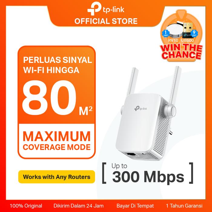 64fbfbf72f45486b97ef7b63c09aa015.jpeg TP-Link TL-WA855RE | 300Mbps Wi-Fi Range Extender | Penguat Sinyal | WiFi Booster | Access Point - Image 1