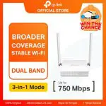 TP-Link Archer C24 | AC750 WiFi 5 Router | Dual Band | Wireless Router | Extender | Access Point | Multi Mode