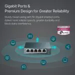 TP-Link TL-SG105 | 5 Port Gigabit Switch | Ethernet Unmanaged Switch | Plug & Play | Wall Mounting - Image 2