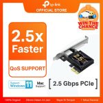 TP-LINK TX201 2.5 Gigabit PCIe Network Adapter high-speed easy installation