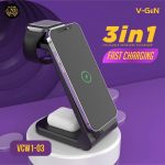 V-GeN Wireless Charger 3 in 1 Fast Charging FoldAble VCW1-03 VGEN