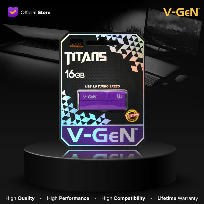 6fee2b43-7252-4db9-b593-715938b02ef9.jpg USB FlashDisk 3.0 Titans 16GB V-GeN Flash Disk 16 GB VGEN Drive ORI - Image 1
