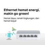 TP-Link TL-SF1005D | 5-Port Desktop Switch | 100Mbps Ethernet | RJ45 Hub | Plug & Play | Unmanaged Kabel - Image 5