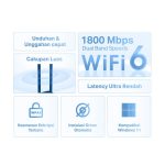 TP-Link Archer TX20U Plus | AX1800 High Gain WiFi 6 Adapter | USB 3.0 | Dual Band | Dongle WiFi | PC MAC Laptop - Image 3