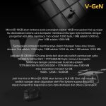 MICRO SD 16GB TURBO Non Adapter V-GEN MicroSD 16 GB VGEN Memory Card HP Smartphone CCTV Drone Class 10 Komputer Otg Storage - Image 3