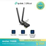 TP-LINK Archer TX55E AX3000 Wi-Fi 6 Bluetooth 5.2 PCIe Adapter wifi 6 Gold Router