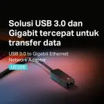 TP-Link UE306 | Gigabit Ethernet Network Adapter | USB 3.0 | LAN Internet Adapter | 1000Mbps | NEW - Image 2