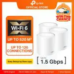 TP-Link Deco X10 (1/2/3 Pack) AX1500 Dual Band Gigabit MU-MIMO Whole Home Mesh Wi-Fi 6 System Wireless Router Support IPv6, IPTV, WPA3, OFDMA, Parental Controls, QoS, 1024-QAM Works with a