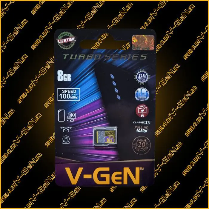 Micro SD 16gb 32gb 64gb 128gb 256gb Class 10 Turbo V-GEN Memory VGEN - Image 2