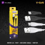 V-GeN Kabel Data MicroUSB Fast Charging VGC-11 QC3.0 2.4A 1M - Image 2