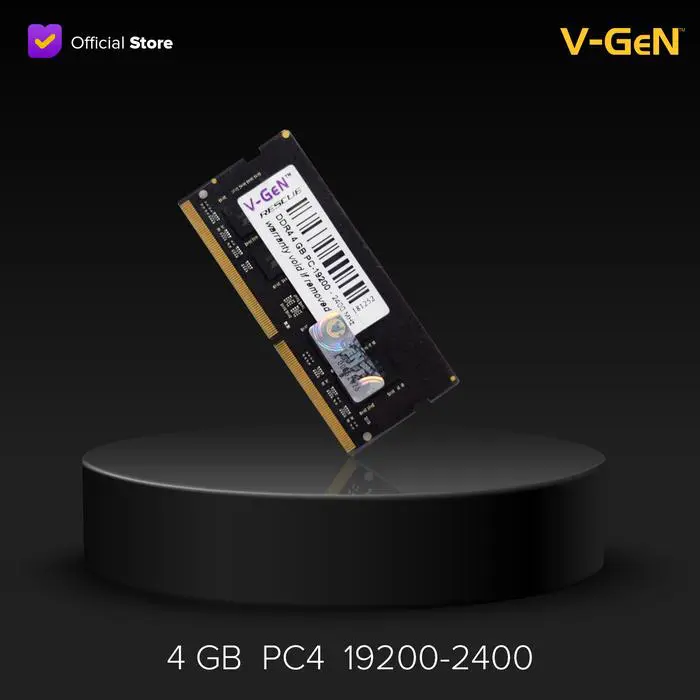 SODIMM DDR4 4GB PC-19200/2400 Mhz RAM Laptop/Notebook V-GeN RESCUE - Image 2